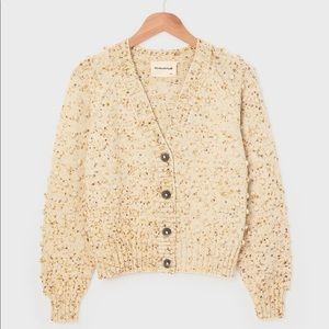 Misha and Puff Adult Autumn Confetti V-Neck Popcorn cardigan M / L